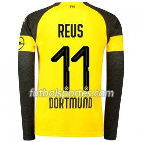 Camisetas Borussia Dortmund Reus 11 Primera Equipacion 2018/2019 Manga Larga